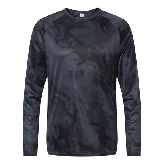 Paragon Cabo Camo Performance Long Sleeve T-Shirt, Graphite - S