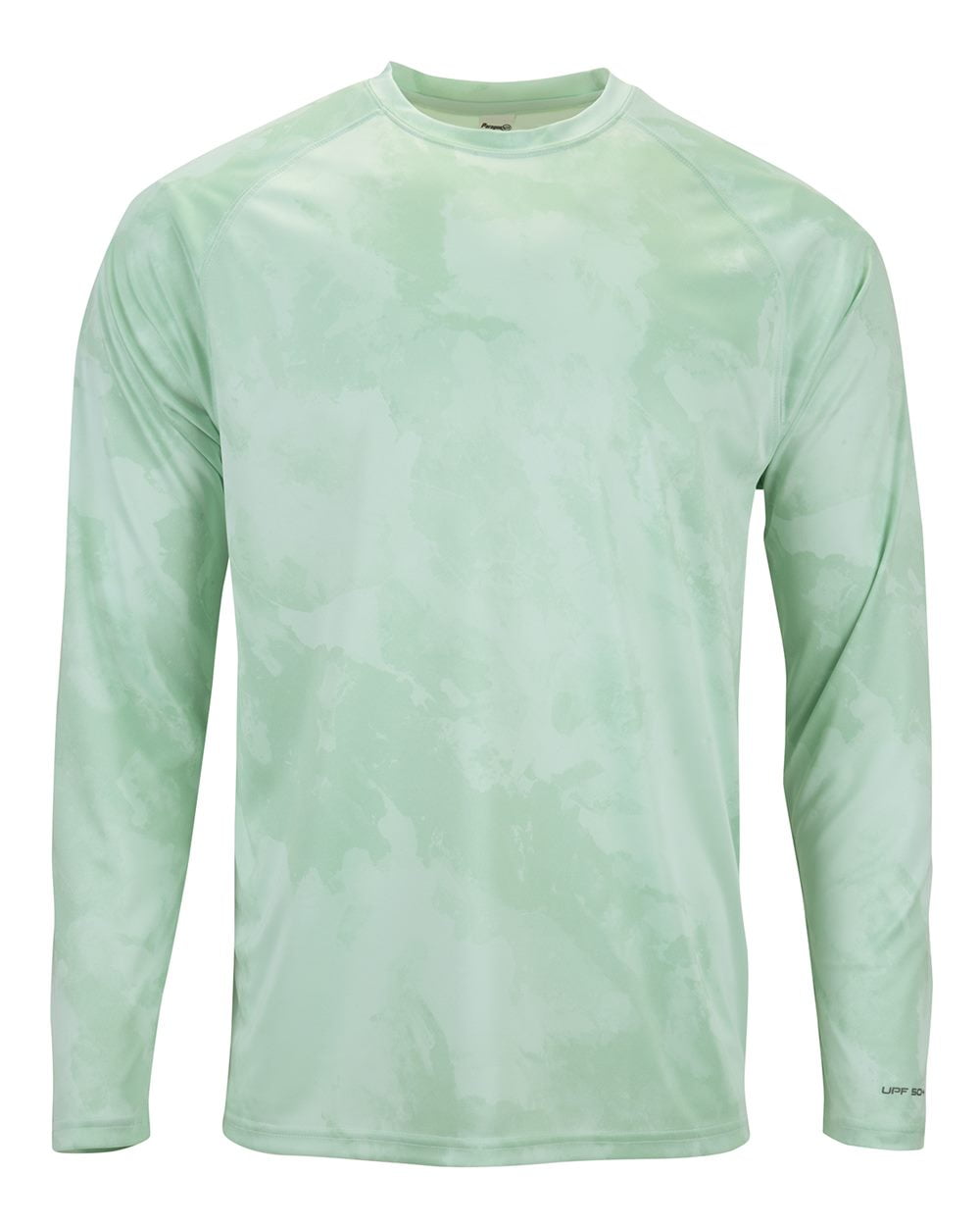 Paragon Cabo Camo Performance Long Sleeve T-Shirt, Mint Green - S 
