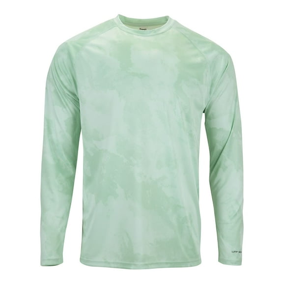 Paragon - Cabo Camo Performance Long Sleeve T-Shirt - 228 - Mint Green - Size: XS