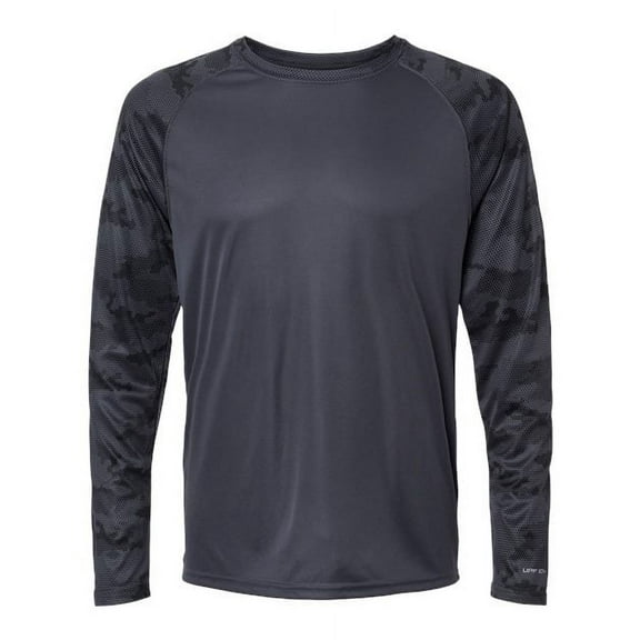 Paragon Cayman Performance Camo Colorblocked Long Sleeve T-Shirt