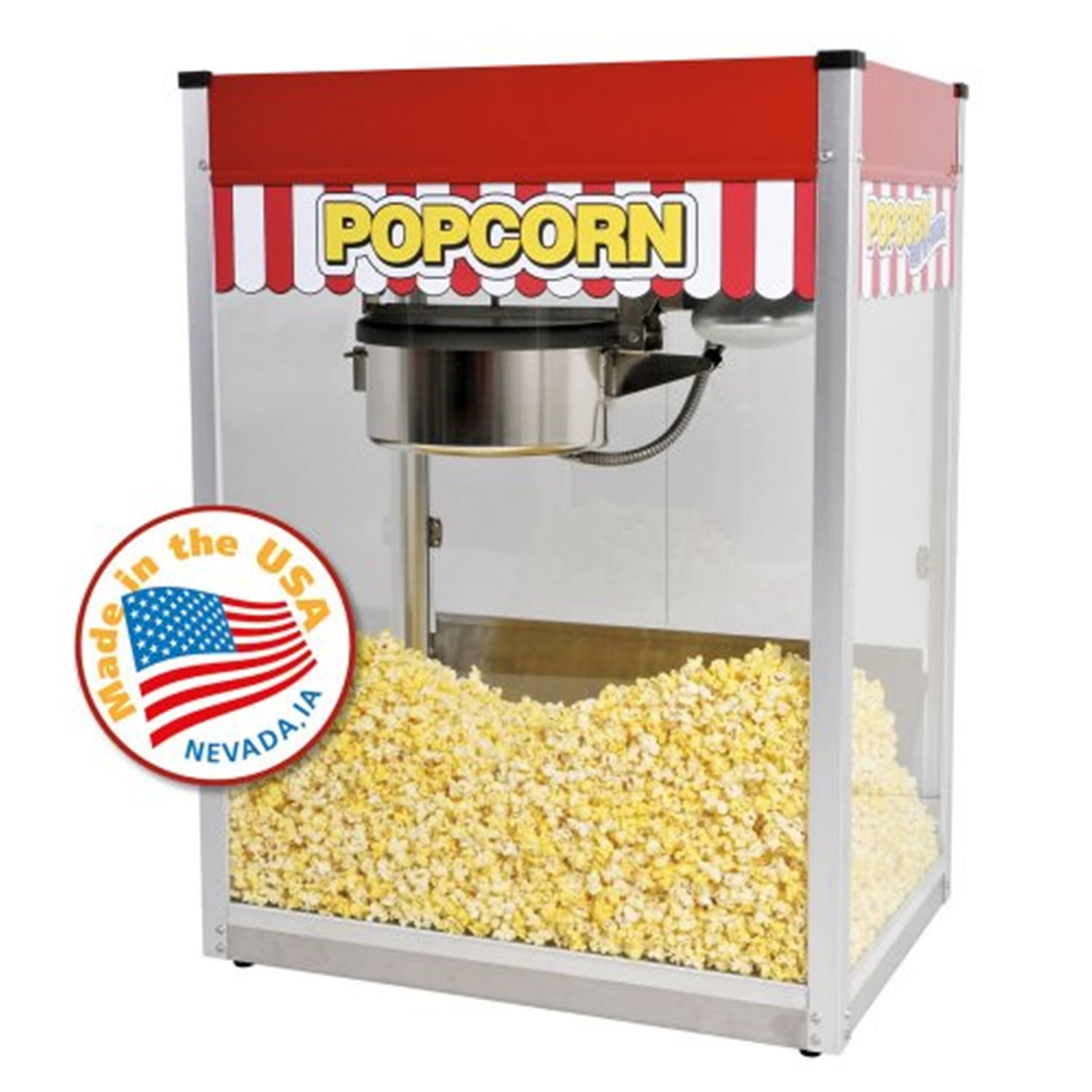 Superior Popcorn Company Commercial 16 oz. Majestic Silver