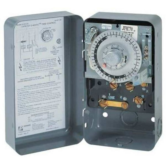 Paragon DefrostControlTimer,2NO/1NC,120-240VAC 8047-00