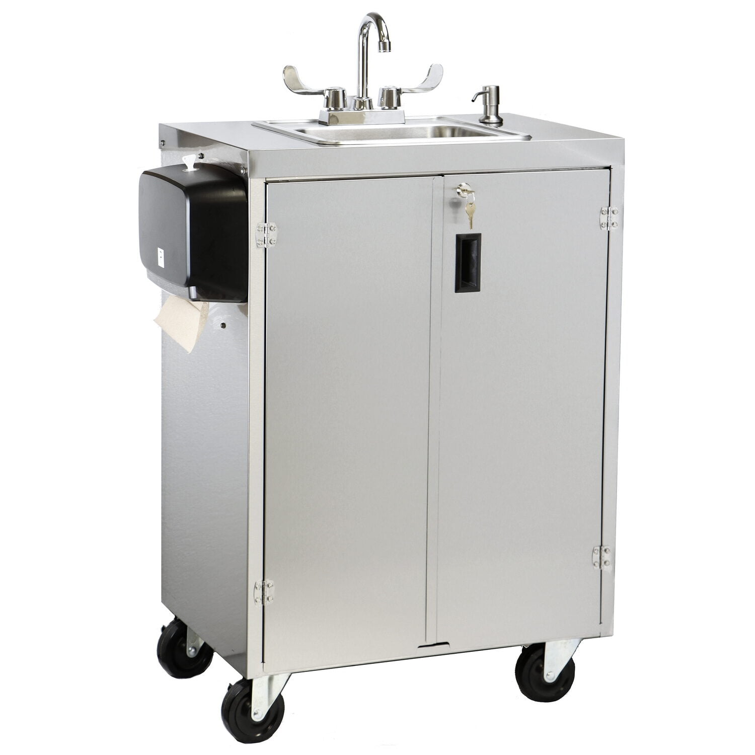 Stainless Steel Electric Heated Portable Handwashing Sink with Pump
