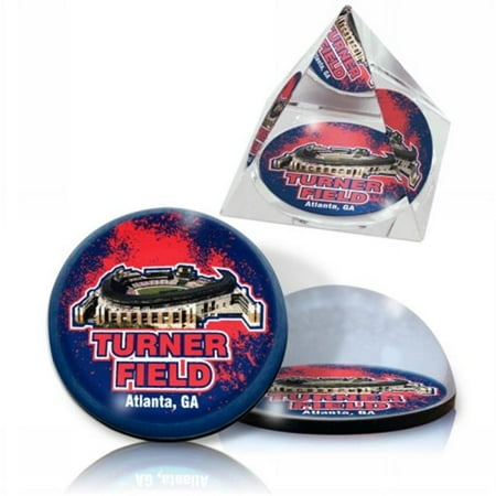 Paragon Innovations Company TurnerFieldSETMAGPYR MLB Turner Field Magnet/Pyramid Set