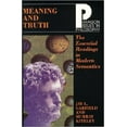 thumbnail image 1 of Paragon Issues in Philosophy Meaning and Truth: The Essential Readings in Modern Semantics, (Paperback), 1 of 1
