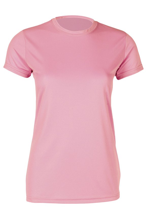 Paragon Women's Islander Performance T-Shirt,, L, Charity Pink