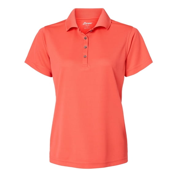 Paragon Women's Solid Mesh Polo - Paragon