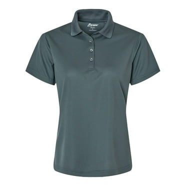 Paragon Women's Solid Mesh Polo - Paragon