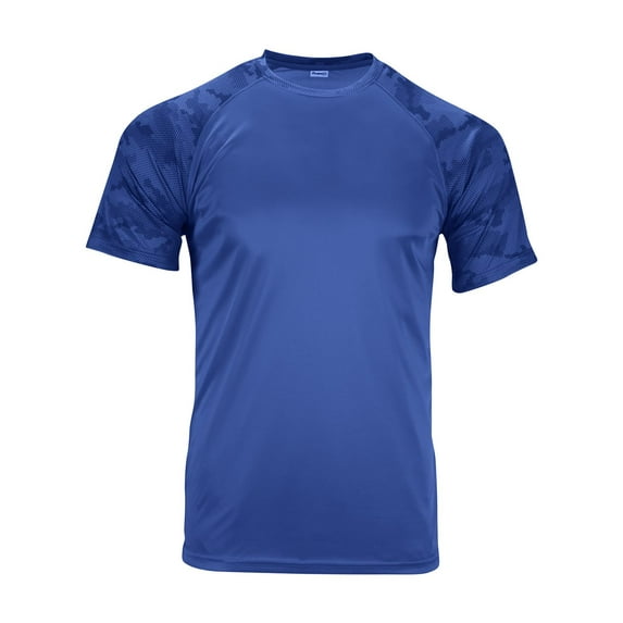 Paragon Largo Camo Performance T-Shirt, Royal - L