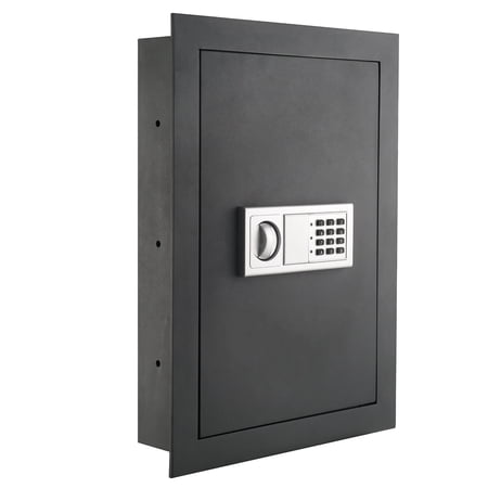 Paragon Lock & Safe 7725 Superior Wall Safe, Electronic and Key Lock Wall Safe for Jewelry Security
