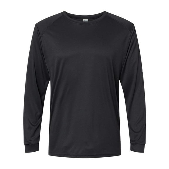 Paragon Long Islander Performance Long Sleeve T-Shirt, Black - XL