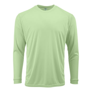 Paragon Long Islander Performance Long Sleeve T-Shirt, Limeade - L