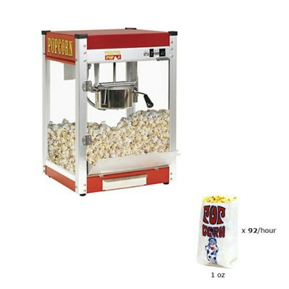 Paragon - Manufactured Fun 1104210 Theater Pop 4 oz Popcorn Machine