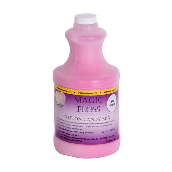 Paragon Magic Cotton Candy Floss 4-Pound Easy Pour Bottle-Color:Pink Vanilla