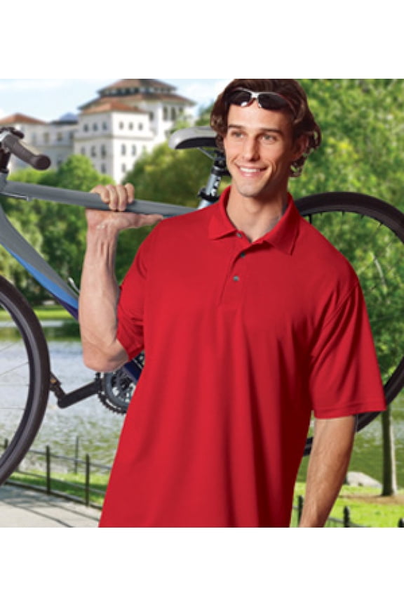 Paragon Men's Anti Microbial 30 Upf Protection Polo Shirt, Style 100