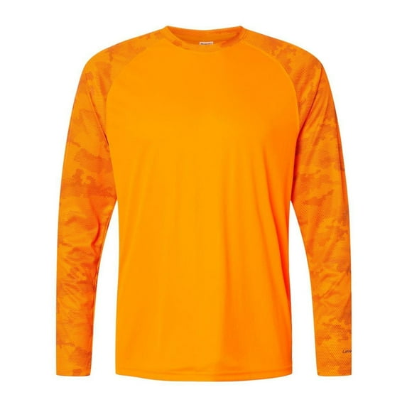 Paragon Cayman Performance Camo Colorblocked Long Sleeve T-Shirt
