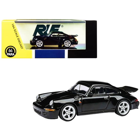 1987 RUF CTR Yellowbird Black 1/64 Diecast Model Car by Paragon