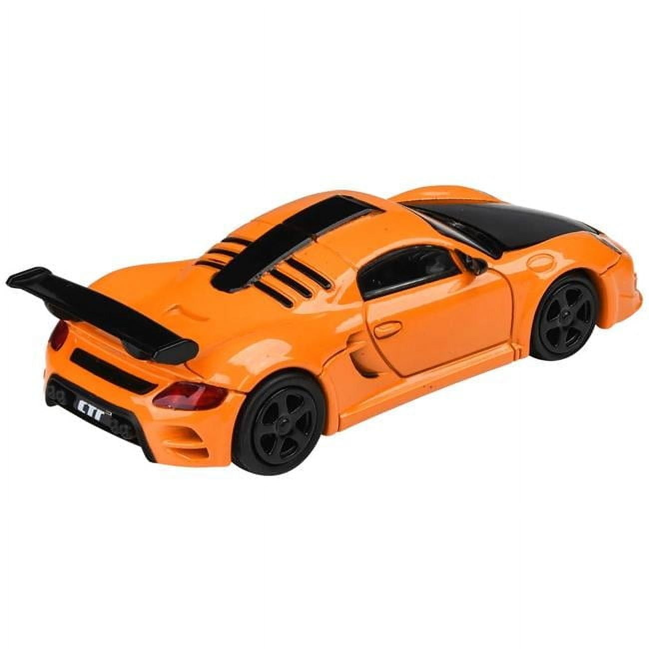 2012 RUF CTR3 Clubsport Orange with Black Hood 1/64 Diecast Model