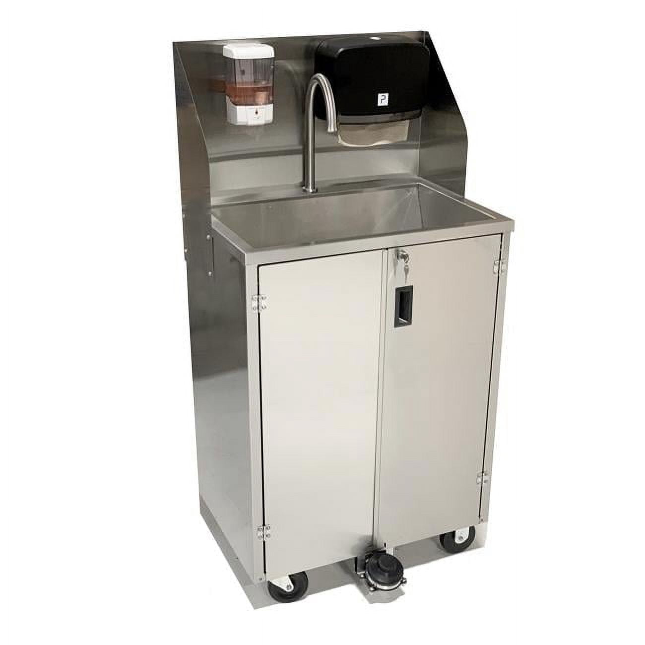 Paragon  Pro Series Portable Stainless Steel Sink - Ideal for Hand Washing and Sanitizing in Remote Locations