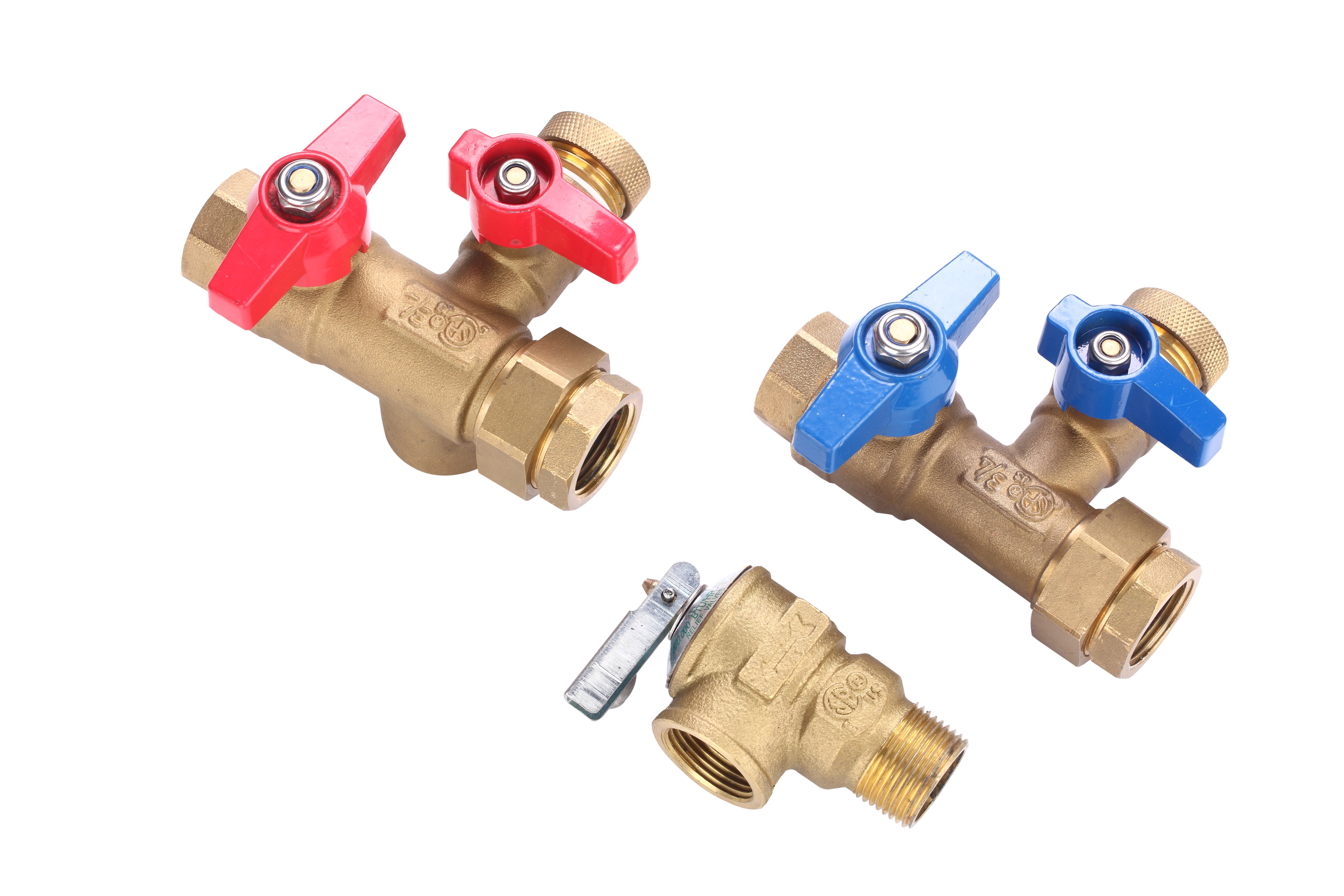 Universal Brass Tankless Water Heater Isolation Valve Kit