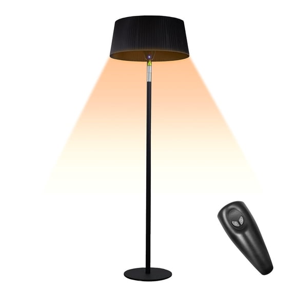Paragon - SOL Standing Electric Heater - Black