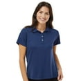 thumbnail image 1 of Paragon Women’s Saratoga Mini Mesh Performance Polo, 4-Button Placket Polyester Shirt, Navy, L, 1 of 5