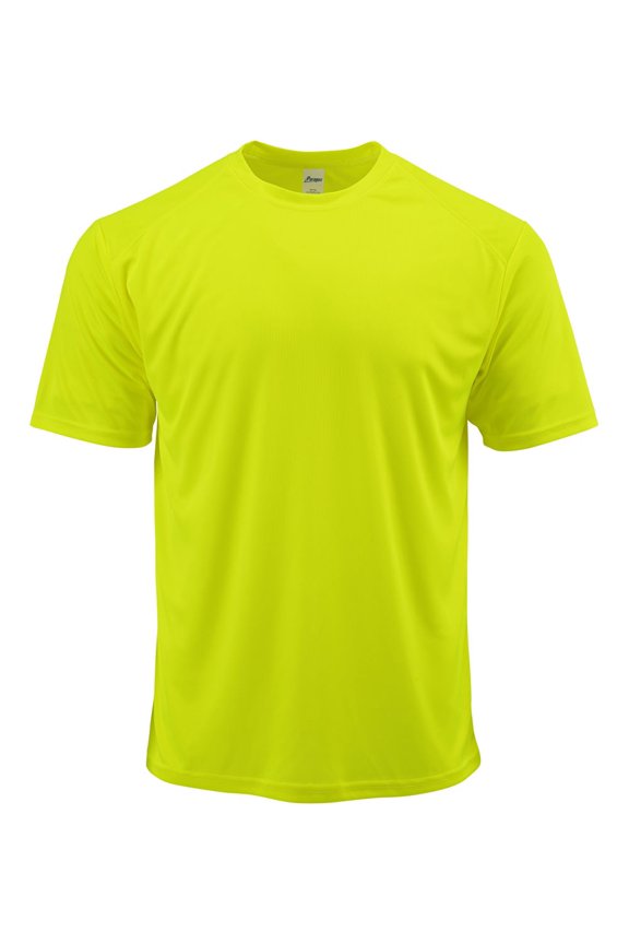 Paragon Youth Islander Performance T-Shirt, Safety Green - L