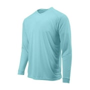 Paragon - Youth Long Islander Performance Long Sleeve T-Shirt - 218Y - Aqua Blue