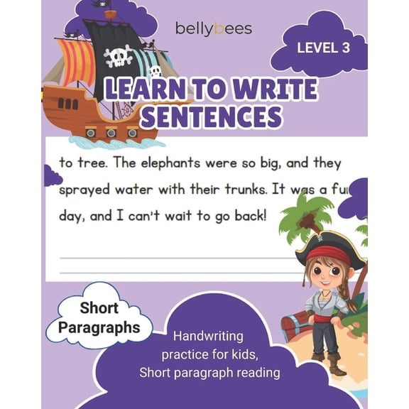 Big Kid Workbooks Paragraph Pros: Reading & Writing for Level 3: Sentence writing practice for kids, Reading and paragraph writing for kid, Book 2, (Paperback)