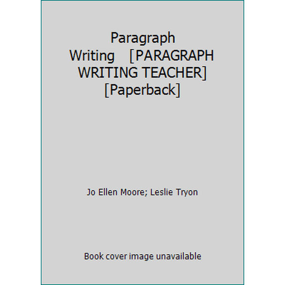 Pre-Owned Paragraph Writing (Paperback) 1557991774 9781557991775