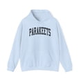 thumbnail image 1 of Parakeet Mom Dad Hoodie, Gifts, Hooded Sweatshirt, 1 of 4