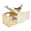 Songbird Essentials Wild Birdhouse, Large Hummer Helper with Cotton ...