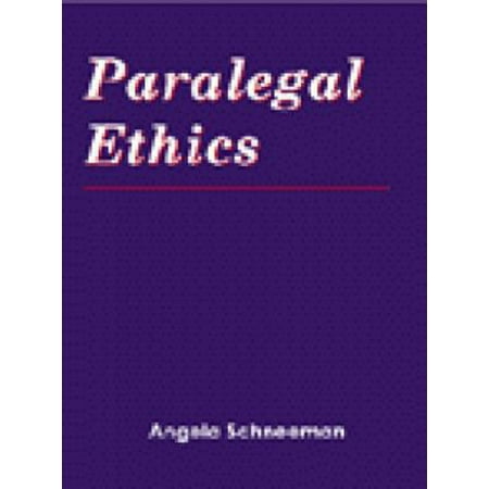 Paralegals Ethics (Paperback - Used) 0766809498 9780766809499