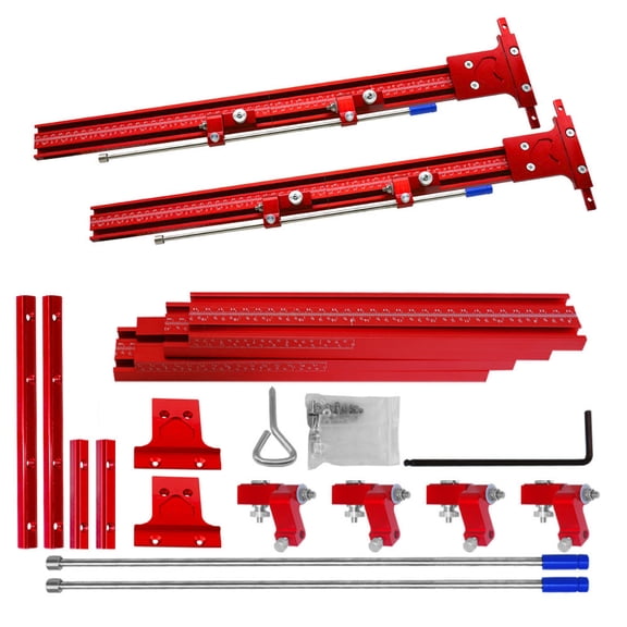 Parallel Guide Rail System Woodworking Electric Circular Saw Track 197-797mm 23.5 in / 60 cm Aluminum