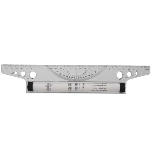 Parallel Roll Ruler Drafting Angle Measuring Tool for Art Design Engineering Drawing 12 inches / 30.5 cm Clear Scale Scale Rulers