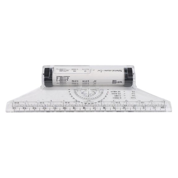 Parallel Rolling Ruler Drawing Instrument 15Cm 30cm Transparent Drafting Tool,For Architects Engineers Artists Design(15cm)