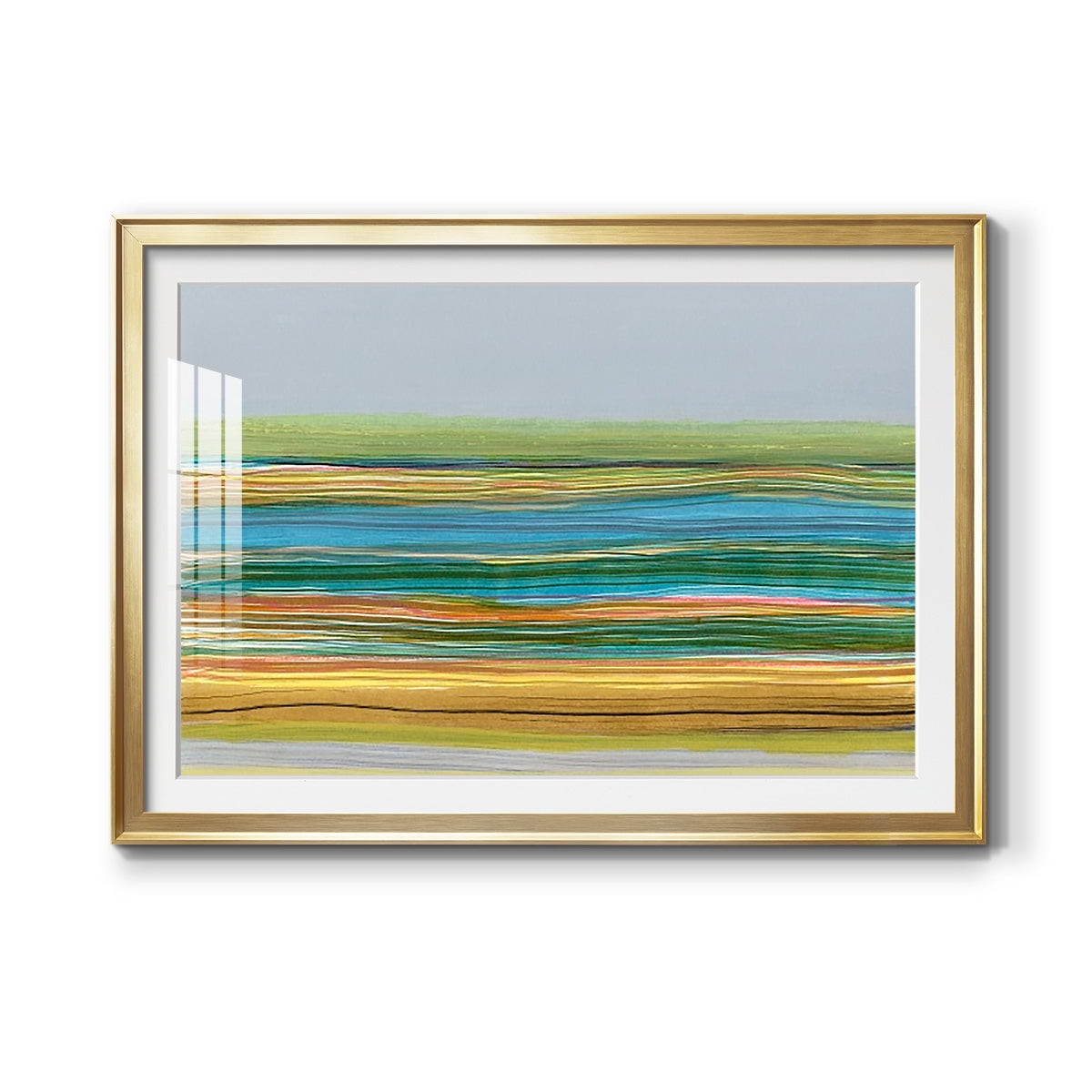 Parallel Striae II Premium Framed Print - Ready to Hang