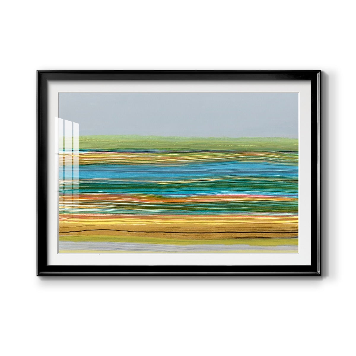 Parallel Striae II Premium Framed Print - Ready to Hang