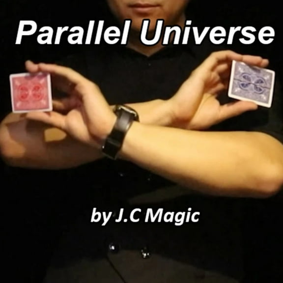 Parallel Universe by J.C Magic Tricks Visual Card Endless Change Color Change Magia Close-up Gimmicks Mentalism Illusions Props