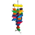 thumbnail image 1 of Parallelogram Large Wooden Bird Toy-Material:Wood/Rope, 1 of 2