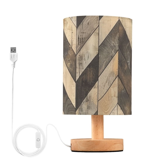 Parallelogram Splice Board Table Lamp with USB Port LED Warm Light Lamp Night Light Home Decor