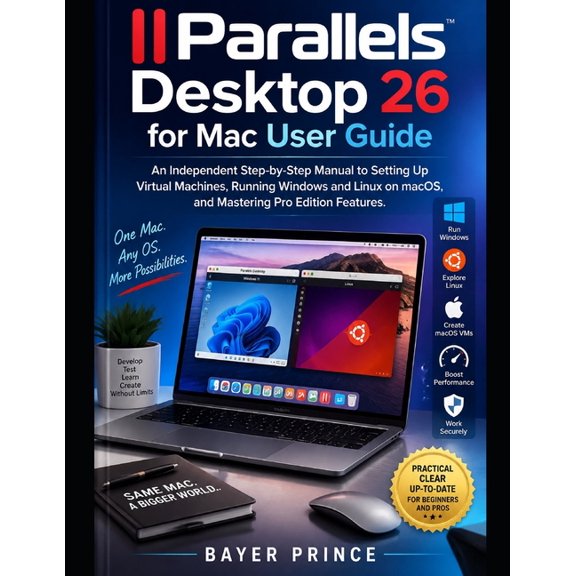 Parallels Desktop 26 for Mac User Guide: An Independent Step-by-Step Manual to Setting Up Virtual Machines, Running Wind, (Paperback)