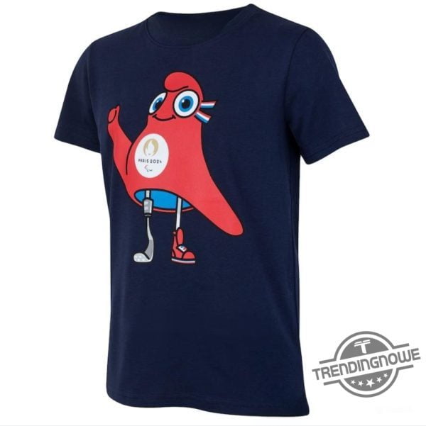 Paralympic Mascot Shirt Sweatshirt Hoodie Paris 2024 Paralympic Games