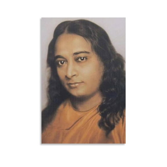 Paramahansa Yogananda Poster Canvas Art Poster and Wall Art Picture Print Modern Family bedroom Decor Posters 12x18inch(30x45cm)