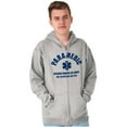 thumbnail image 1 of Paramedic Bad*ss Life Saver EMT Zip Up Hoodie Men's Women's Brisco Brands S, 1 of 5
