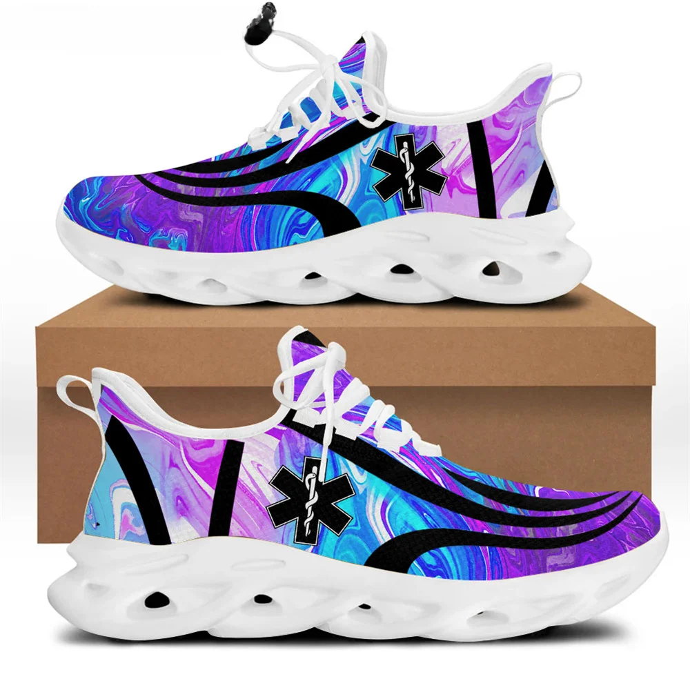Absolute Footwear Women’s Holographic Slip-On Sneakers – Shiny Leisure Trainers With Lace-Up, UK 4-8 Sizes - View #3