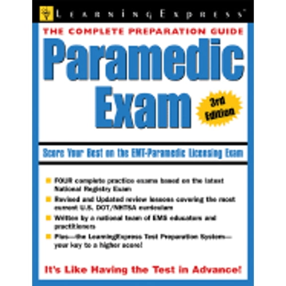 Pre-Owned Paramedic Exam (Paperback) 1576855449 9781576855447