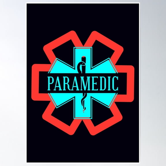 Paramedic Poster Wall Art, Modern Wall Decor, 16x24 UNFRAMED