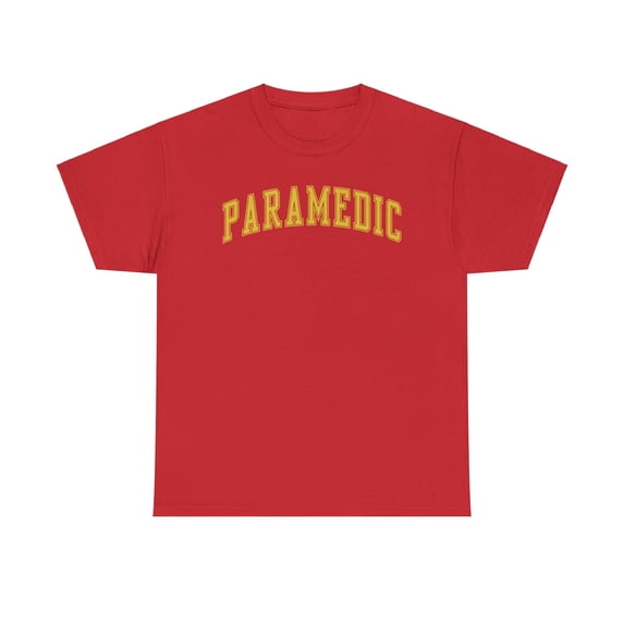 Paramedic Shirt Gifts Tshirt Crew Neck Short Sleeve