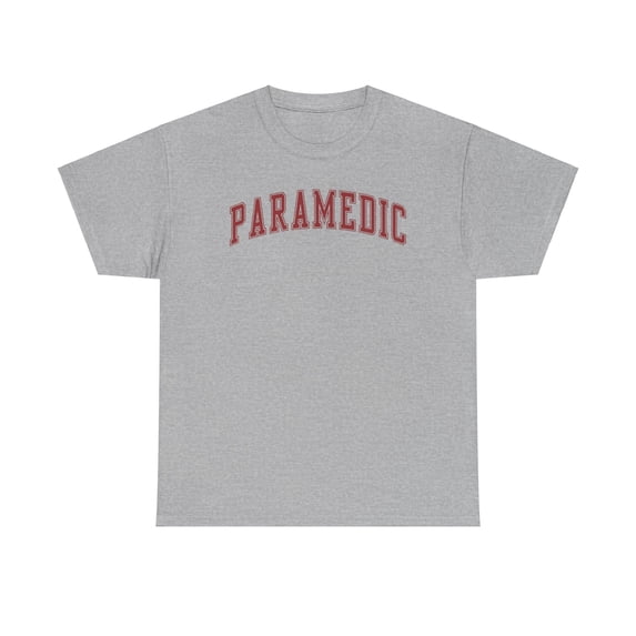 Paramedic Shirt Gifts Tshirt Crew Neck Short Sleeve